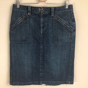 NWOT Lauren Ralph Lauren LRL Denim Skirt Size 8